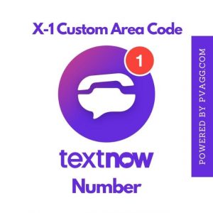 X-1 Custom Area Code TextNow Number